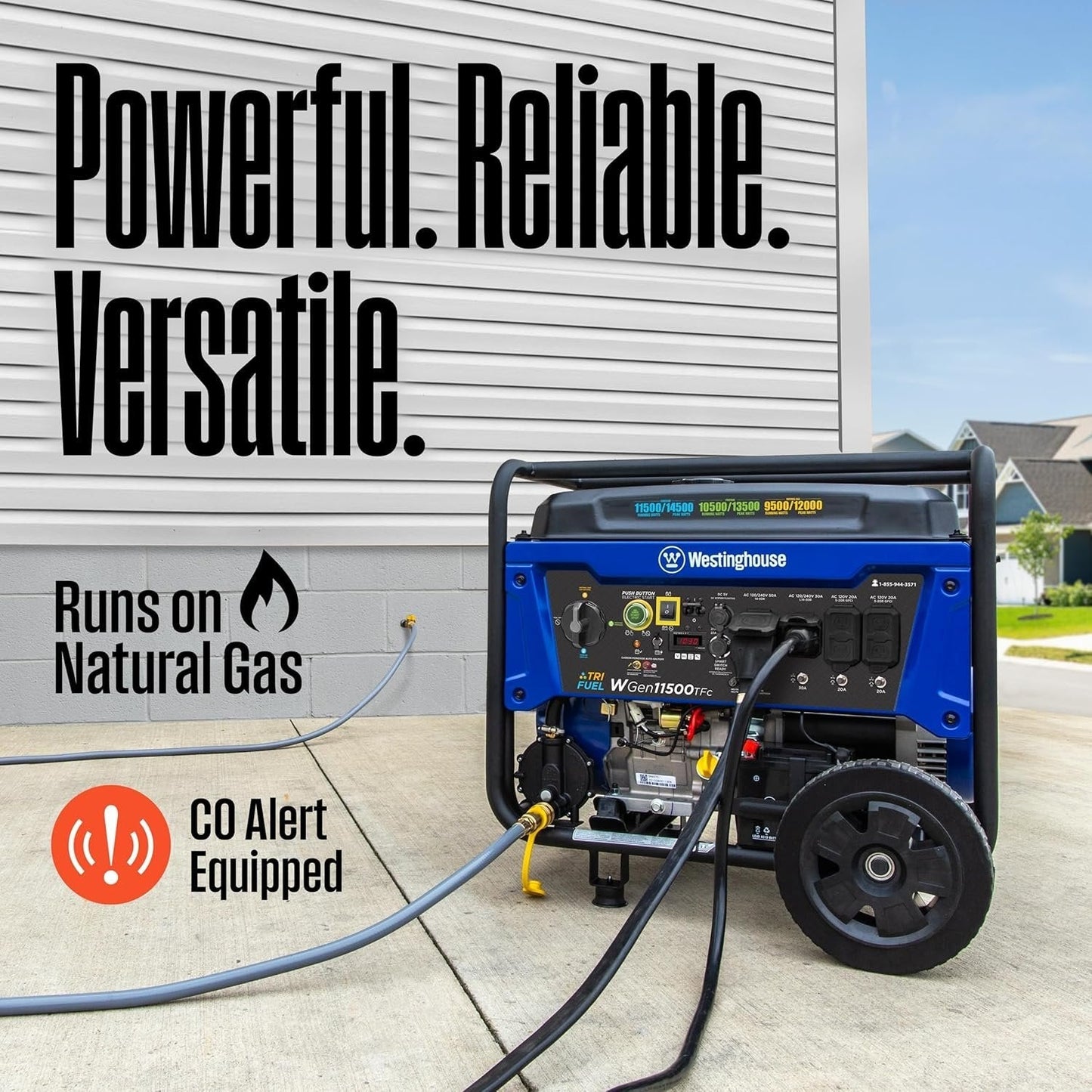 Westinghouse 14,500 Watt Tri-Fuel Portable Generator