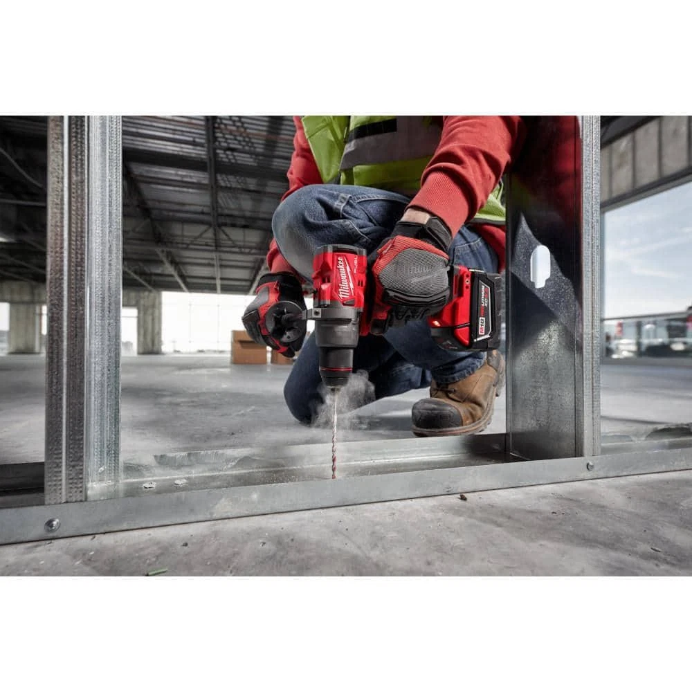 Milwaukee M18 FUEL 18- V Lithium-Ion Brushless Cordless Hammer Drill and Impact